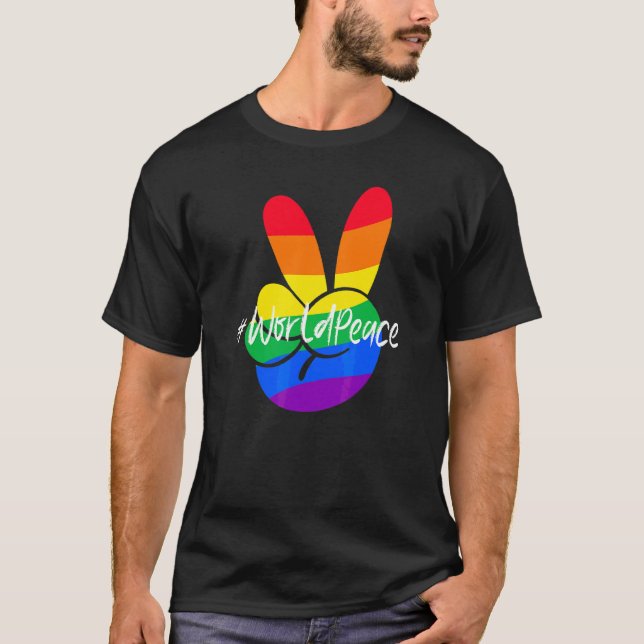 T-shirt Paix 2022 Paix mondiale Unité internationale Amour (Devant)