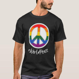 T-shirt Paix 2022 Paix mondiale Unité internationale Amour