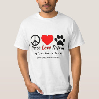 T-shirt Paix, amour, et délivrance