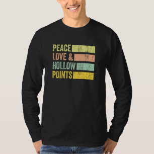 T-shirt Paix Amour Et Points Hollow Balle Pacifique
