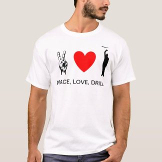 T-shirt Paix, amour, foret II