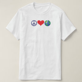 T-shirt Paix amour Terre