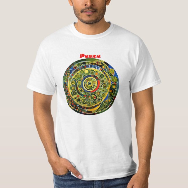T-shirt Paix - Anglais (Devant)