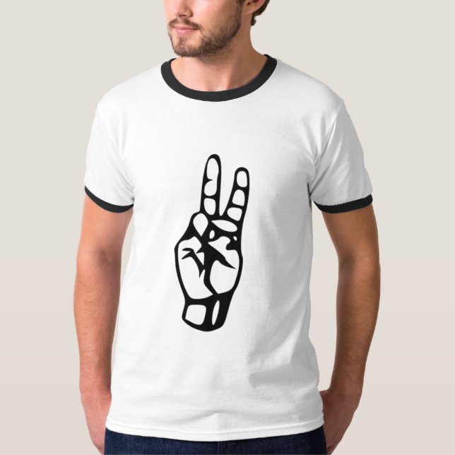T-shirt Paix ASL V (Devant)