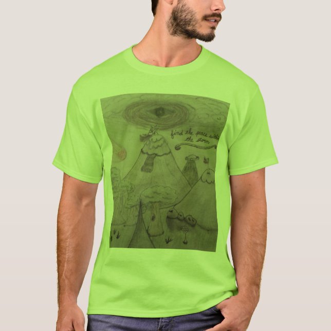 T-shirt Paix dans la tempête (Devant)