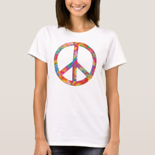 T-shirt Paix de l'énergie des fleurs