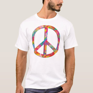 T-shirt Paix de l'énergie des fleurs