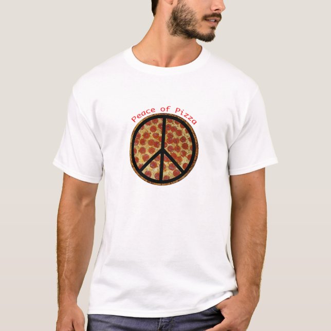 T-shirt Paix de pizza (Devant)