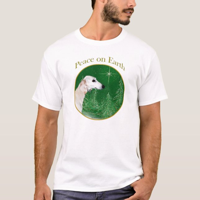 T-shirt Paix de Saluki (Devant)