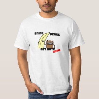 T-shirt Paix de singe de banane