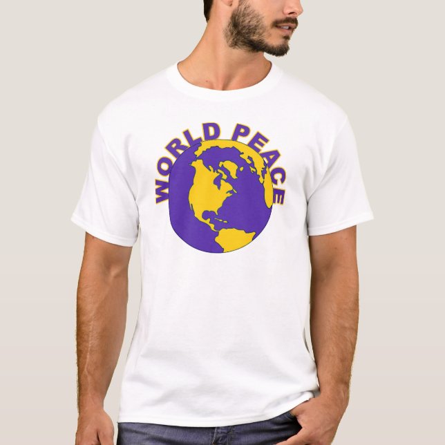 T-SHIRT PAIX DU MONDE (Devant)