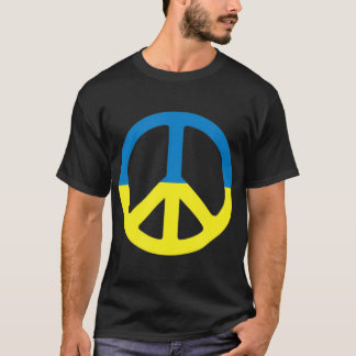 T-shirt Paix en Ukraine tournesol pour les femmes ukrainie