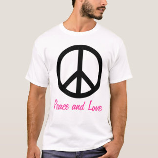 T-SHIRT PAIX ET AMOUR