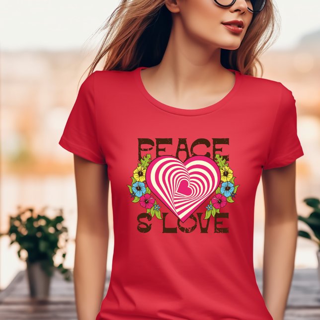 T-shirt paix et amour (Créateur téléchargé)