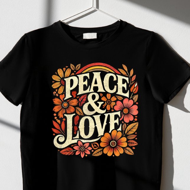 T-shirt paix et amour (Créateur téléchargé)