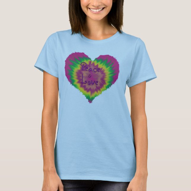 T-shirt paix et amour (Devant)