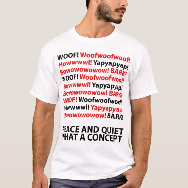 T-shirt Paix et tranquillité - quel concept (Devant)