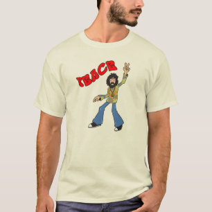 T-shirt Paix hippie