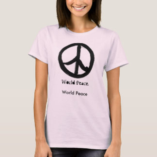 T-shirt Paix mondiale - Organique