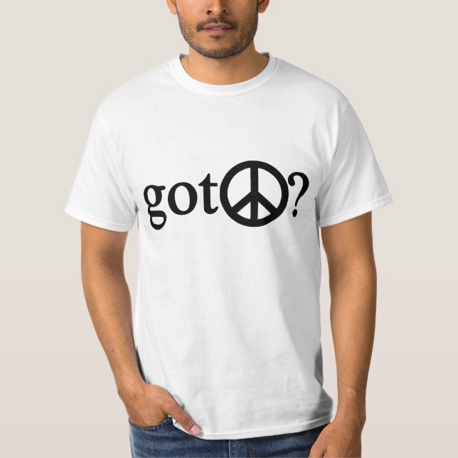 T-shirt Paix obtenue ? (Devant)