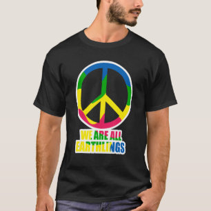 T-shirt Paix Paix dire paix Symbole de la Fierté Femmes Ho