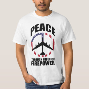 T-shirt Paix par la puissance de feu supérieure 2010