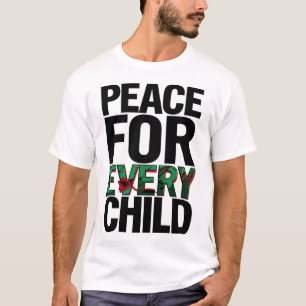 T-shirt Paix pour chaque enfant - Conception de sensibilis