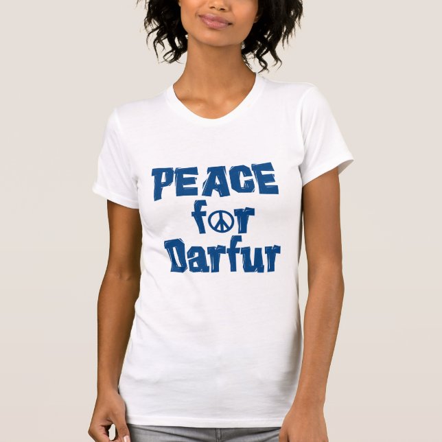T-shirt Paix pour le Darfour 2 (Devant)