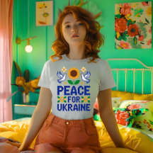 Paix pour l'Ukraine Pixel Folk Art