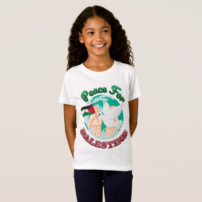 T-Shirt paix-pour-palestine (Devant entier)
