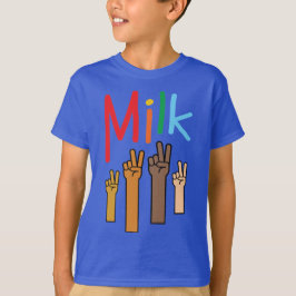 T-shirt Paix pour tous (Enfants - Fit Régulier, Bl