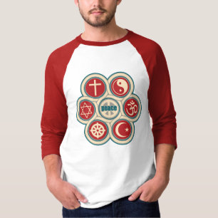 T-shirt Paix religieuse du monde