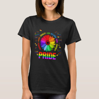 T-shirt Paix sans enfer Égalité Amour Inclusion Espoir Div