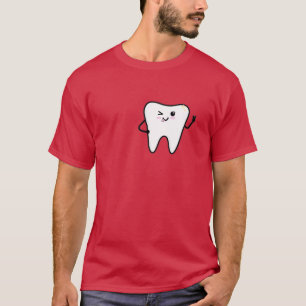 T-shirt paix sur la dent mignonne