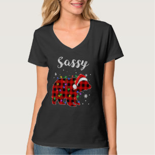 T-shirt Pajam Famille Correspondante De Buffle D'Ours Sass