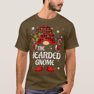 T-shirt Pajama de Noël de famille Gnome à poils