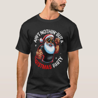 T-shirt Pajama de Noël du Père Noël d'Afrique de l'Amériqu