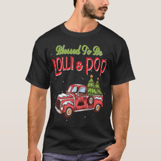 T-shirt Pajama de Noël Lolli et Pop Grand-parents Grandmot