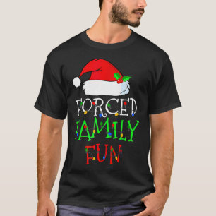 T-shirt Pajama de Noël Sarcastique pour les familles forcé