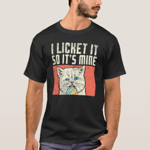 T-shirt Pajama Ice Cream Party Chat Je L'Ai Laché Donc Sa 