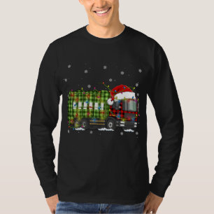 T-shirt Pajamas de camion de poubelle de Noël