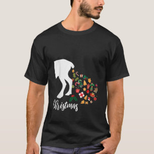 T-shirt Pajamas De Noël Reindeer Pour Un Match De Famille 