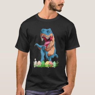 T-shirt Pajamas de Pâques Dinosaures T Rex OEufs de Pâques