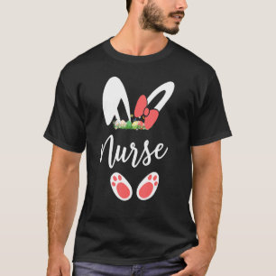T-shirt Pajamas de Pâques Leopard Bunny Nurse Egg Jour de