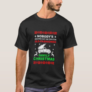 T-shirt Pajamas de vacances de Noël en famille Drôle Noël 