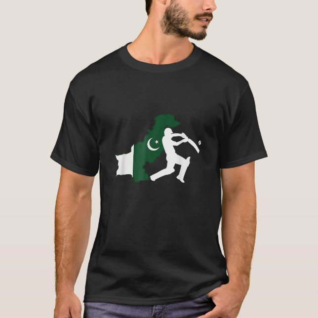 T-shirt Pakistan Cricket Design Pakistan Cricket Team Paki (Devant)
