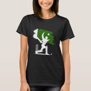 T-shirt Pakistan Cricket Jersey 2024 Drapeau de cricket de