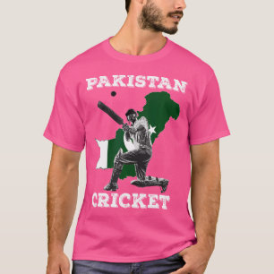 T-shirt Pakistanais Cricketer Et Jeunesse Cricket Pakistan