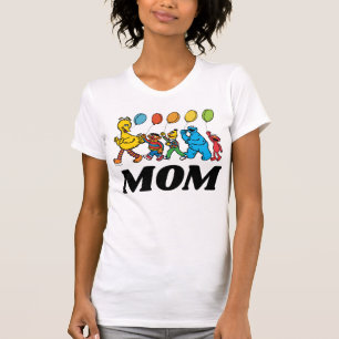 T-shirt Pal de rue Sésame   Ballons d'anniversaire - Maman