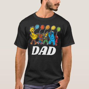 T-shirt Pal de rue Sésame   Ballons d'anniversaire - Papa 